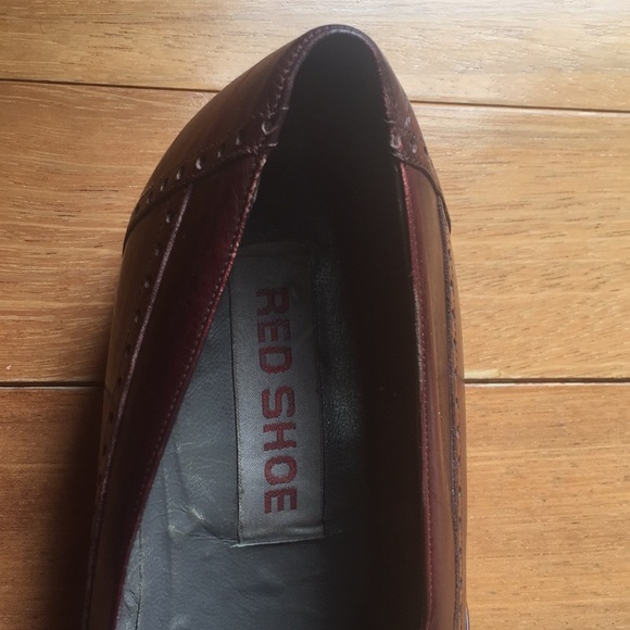 Men’s formal shoes Burgundy color Size: 9 - Picture 6 of 7